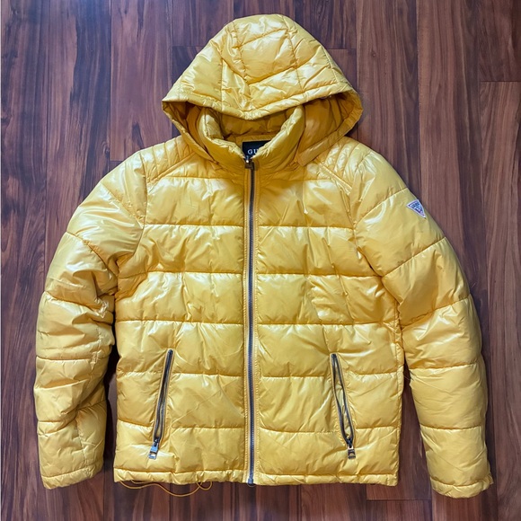 Guess Other - Guess Vibrant Blue and Orange Puffer Jacket